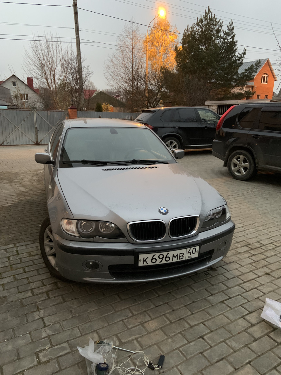 Стекла+ангельские глазки — BMW 3 series (E46), 2,2 л, 2003 года ...