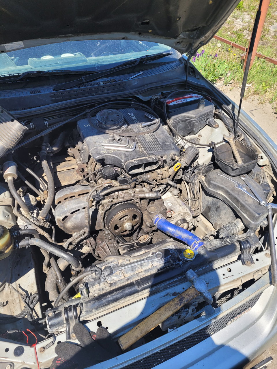 Перескочил ремень грм — Toyota Altezza, 2 л, 2001 года | поломка | DRIVE2