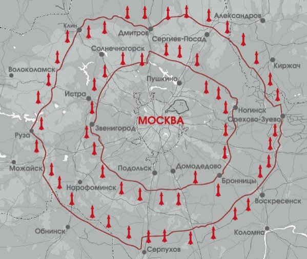 Бетонное кольцо вокруг москвы