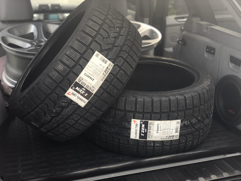 Подготовка к зиме. Шины Kumho I’ZEN. — BMW X5 (E53), 3 л, 2004 года ...