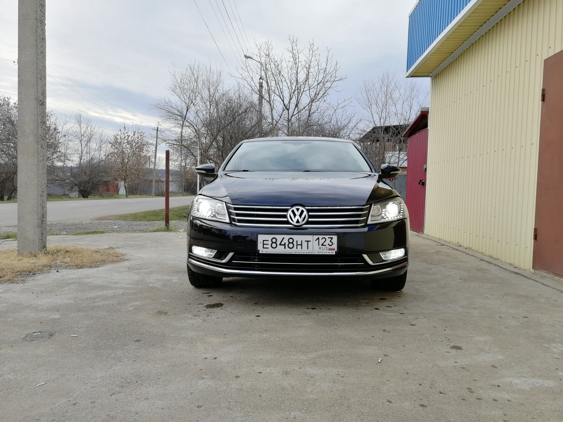 Установил диодные лампы в противотуманки( LED ZESS) — Volkswagen Passat ...