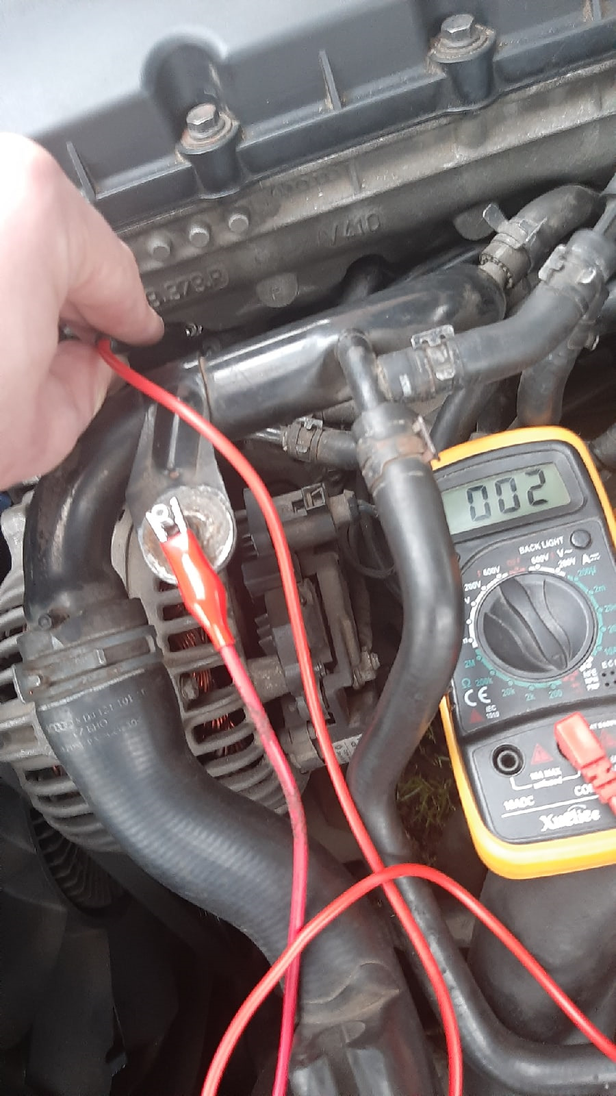 Прозвонка свечи мультиметром