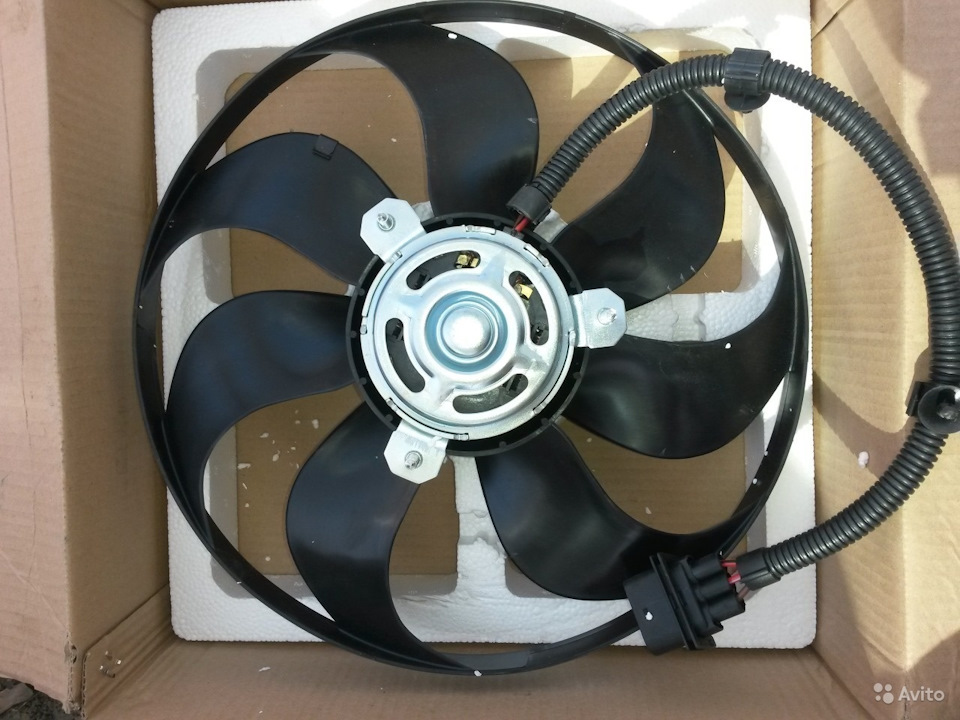 6X0959455F Вентилятор радиатора (250/60Watt- 345mm) / AUDI A-3, TT SEAT ...