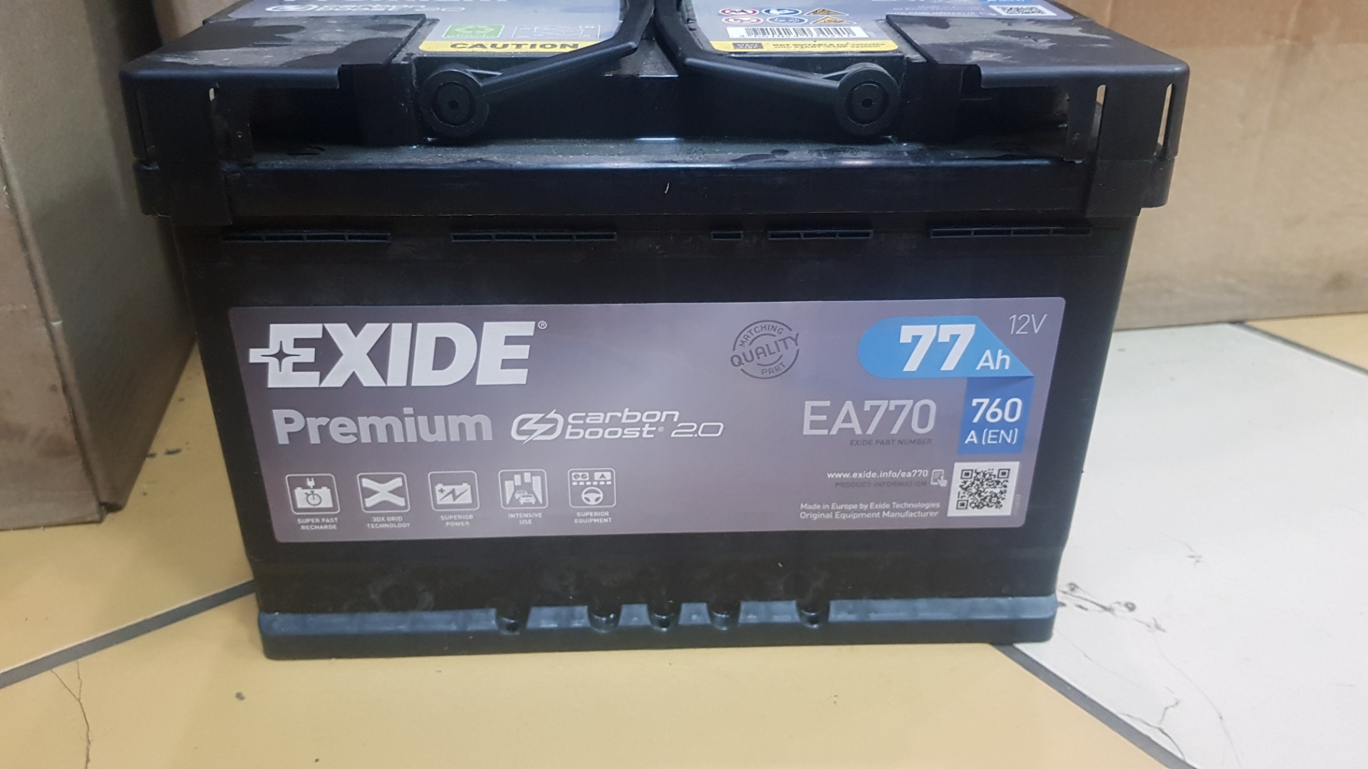 Аккумулятор Exide Premium Ea770 Купить