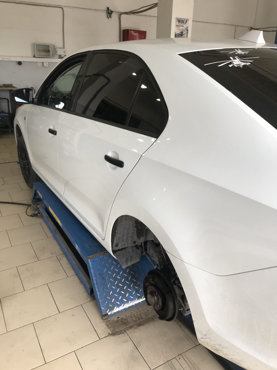 Все те же тормоза …Проточка барабанов — Skoda Rapid (1G), 1,6 л., 2017 ...