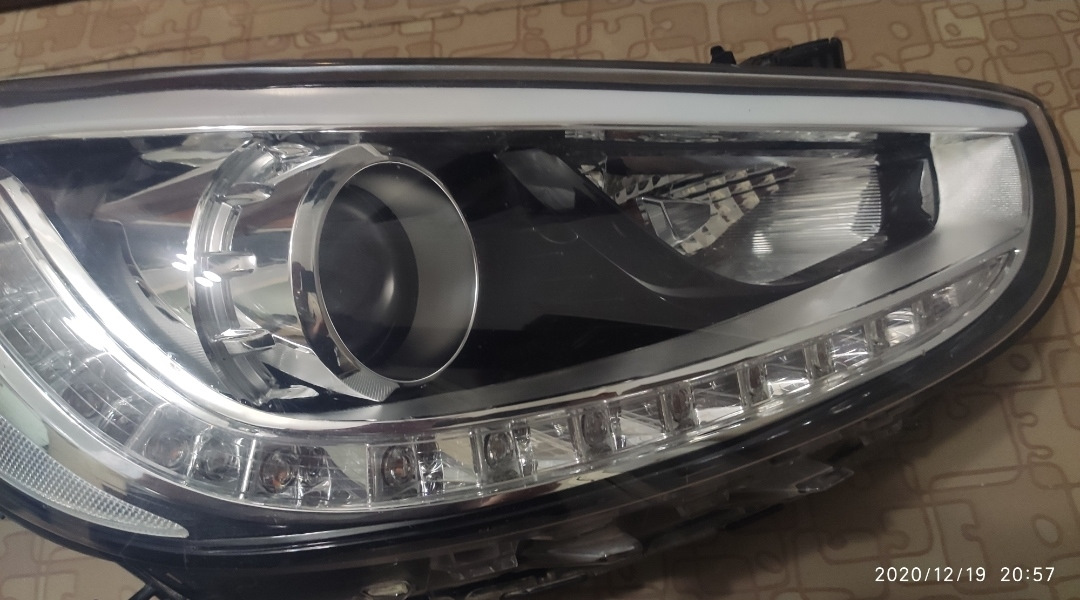 Фары с линзами для рынка Кореи — Hyundai Solaris, 1,6 л, 2011 года ...