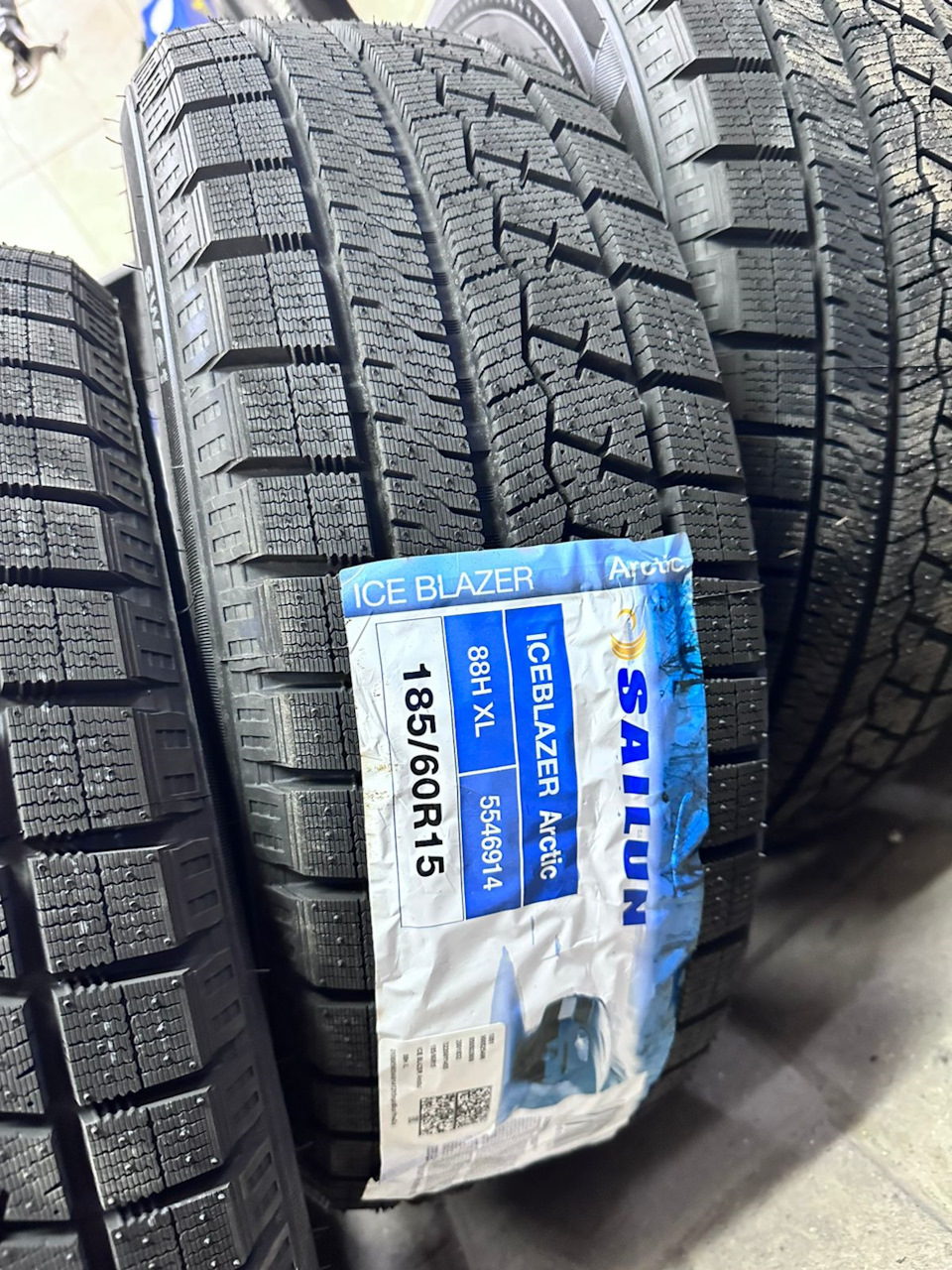 Зимняя резина. Sailun Ice Blazer Arctic 185/60 R15 88H — Honda Fit (3G ...