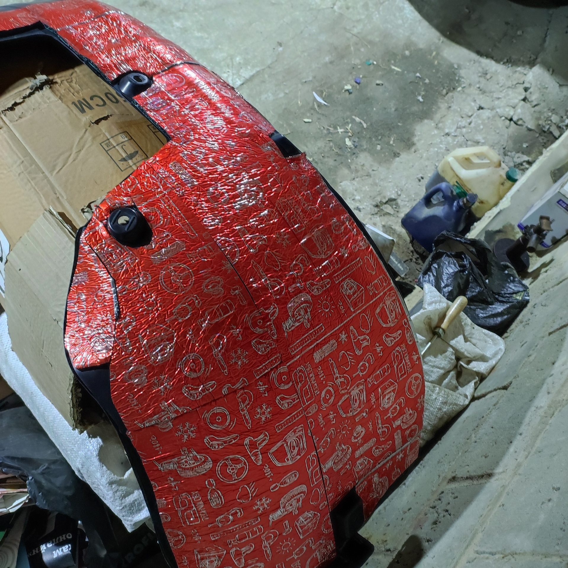 Шумоизоляция передних арок локеров и задних крыльев изнутри — Hyundai ...