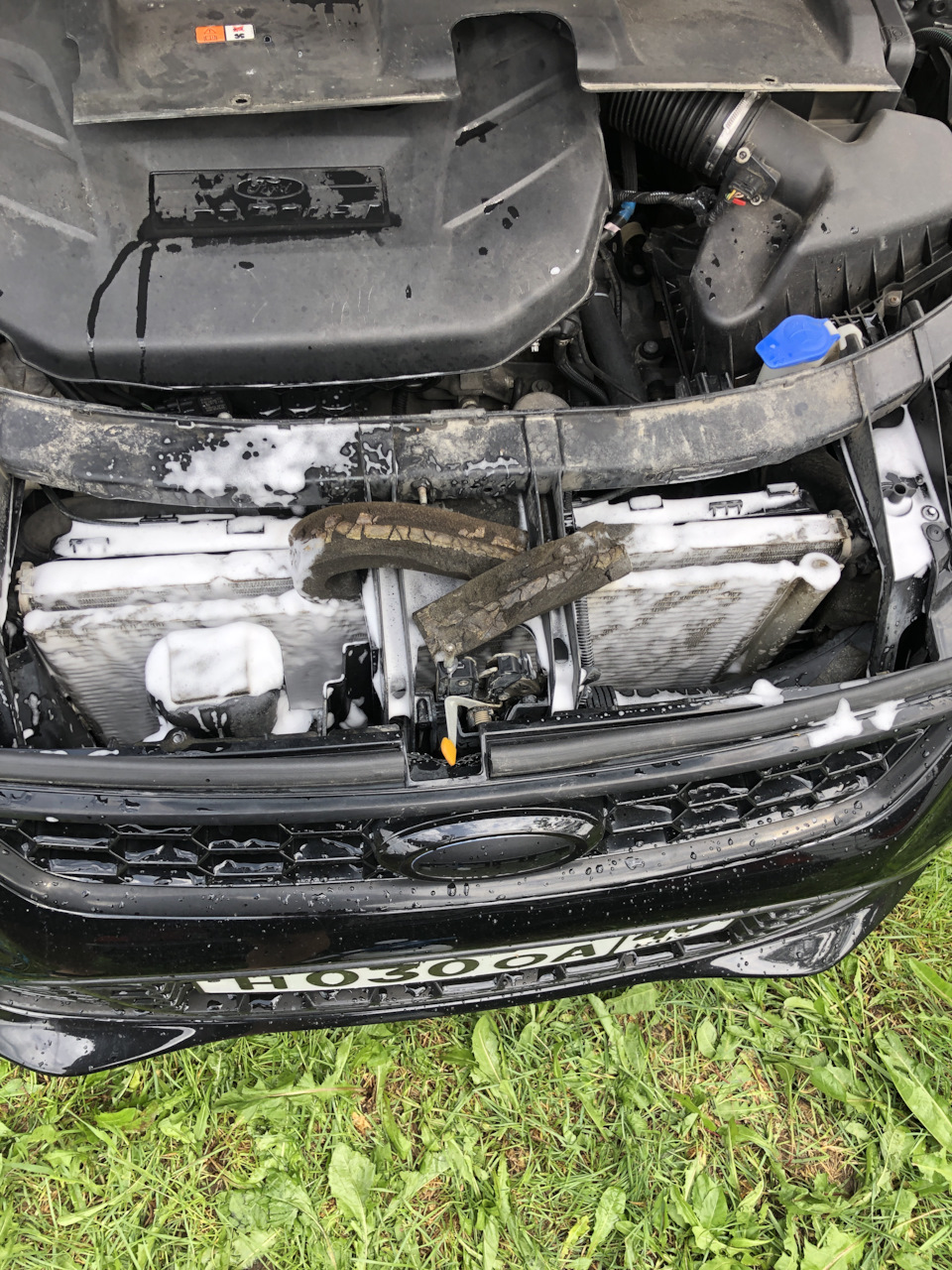 Мойка радиаторов без снятия — Ford Mondeo IV, 2 л, 2011 года | мойка ...