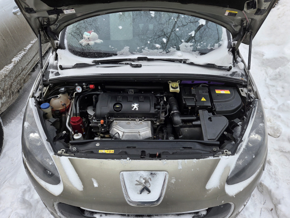 Peugeot 308 (1G) modelinin kayıt defterindeki fotoğraf.