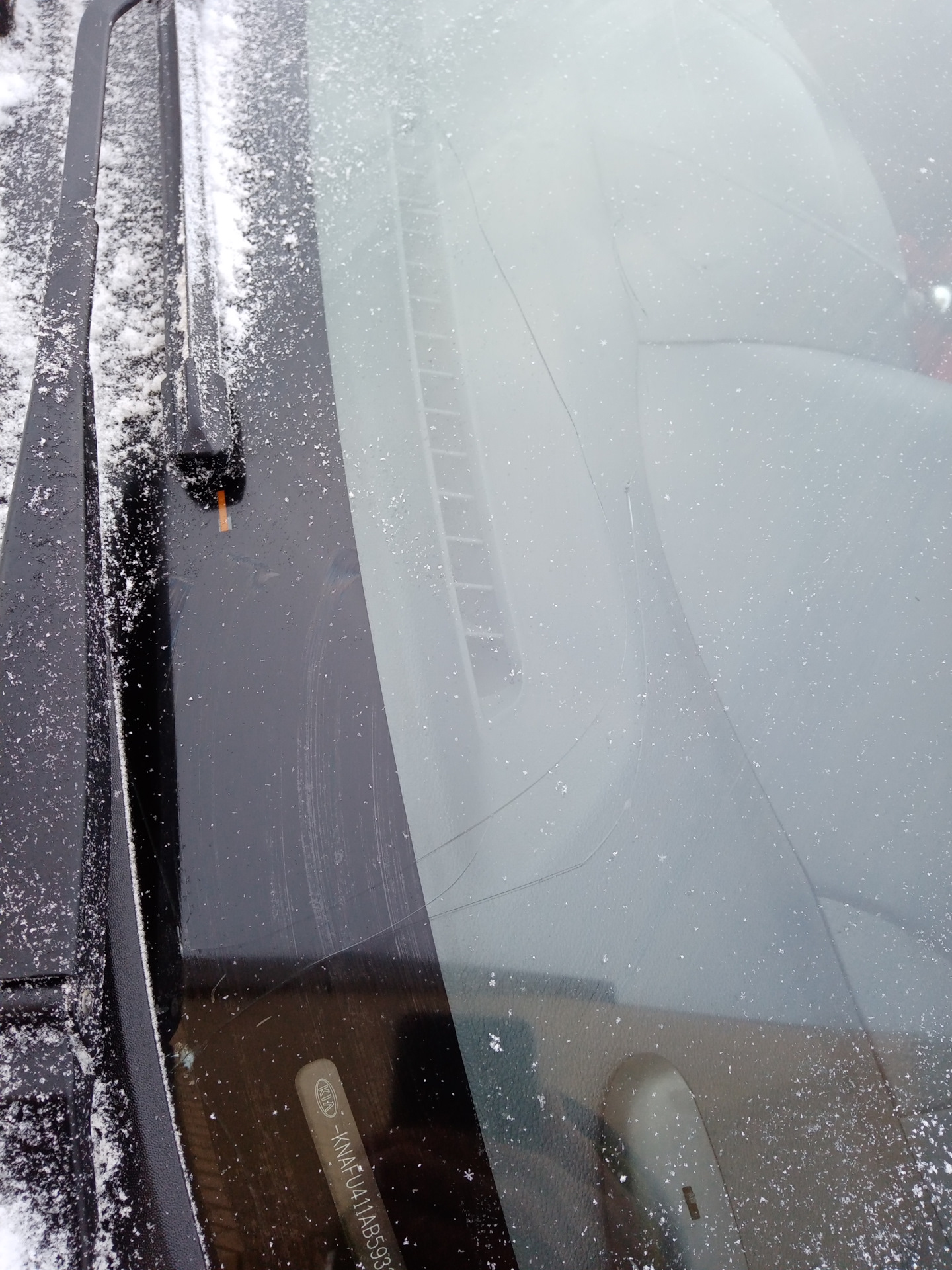 Лобовое стекло отзывы какую марку взять — KIA Cerato (2G), 1,6 л, 2011 ...