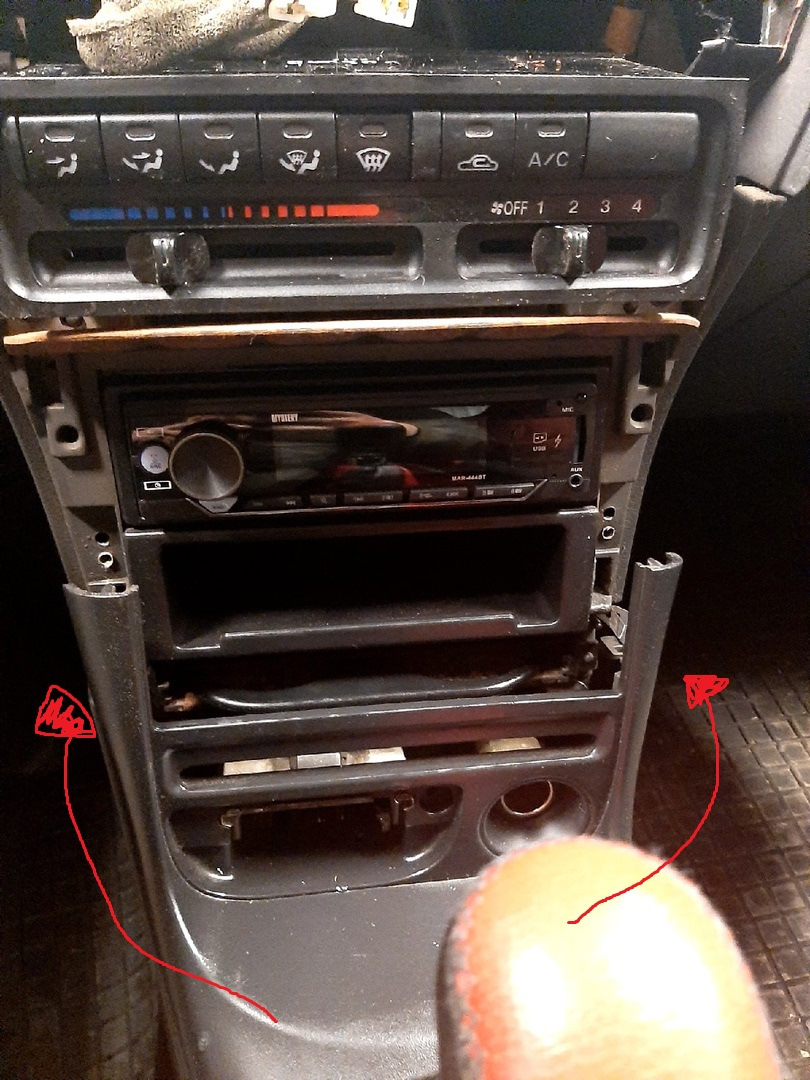 Снятие панели приборов мазда 323c ba 1996 — Mazda 323 V, 1,5 л, 1996 ...