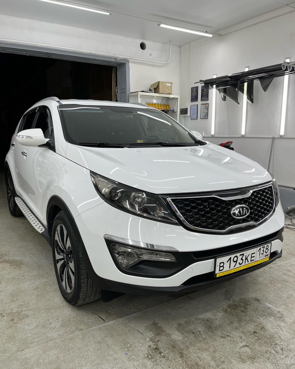 Уход за авто в целом, защита лкп — KIA Sportage (3G), 2 л, 2012 года |  визит на сервис | DRIVE2