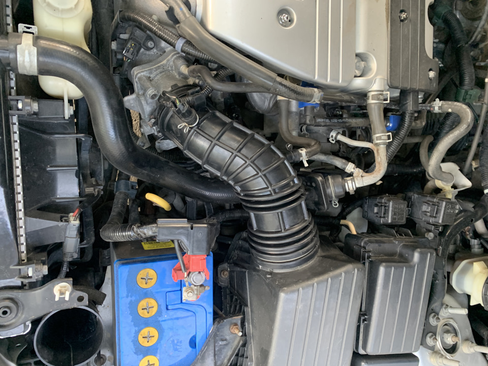 Гофра воздуха ДВС — Honda Accord (7G), 2,4 л, 2006 года | своими руками ...
