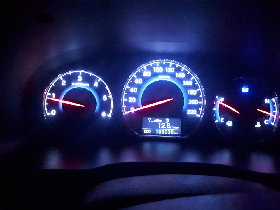 7500 км, примерно — Hyundai Santa Fe (2G)