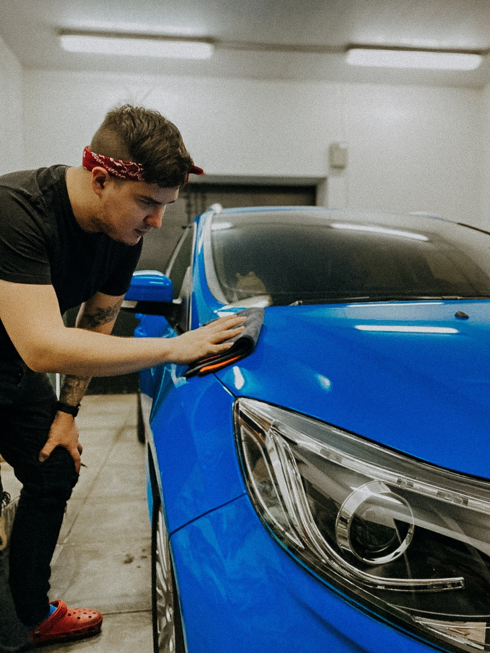 Покрытие автомобиля керамикой — Ford Focus Wagon III, 2 л, 2014 года ...