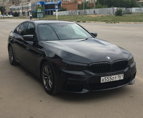 Тонированные фары BMW g30