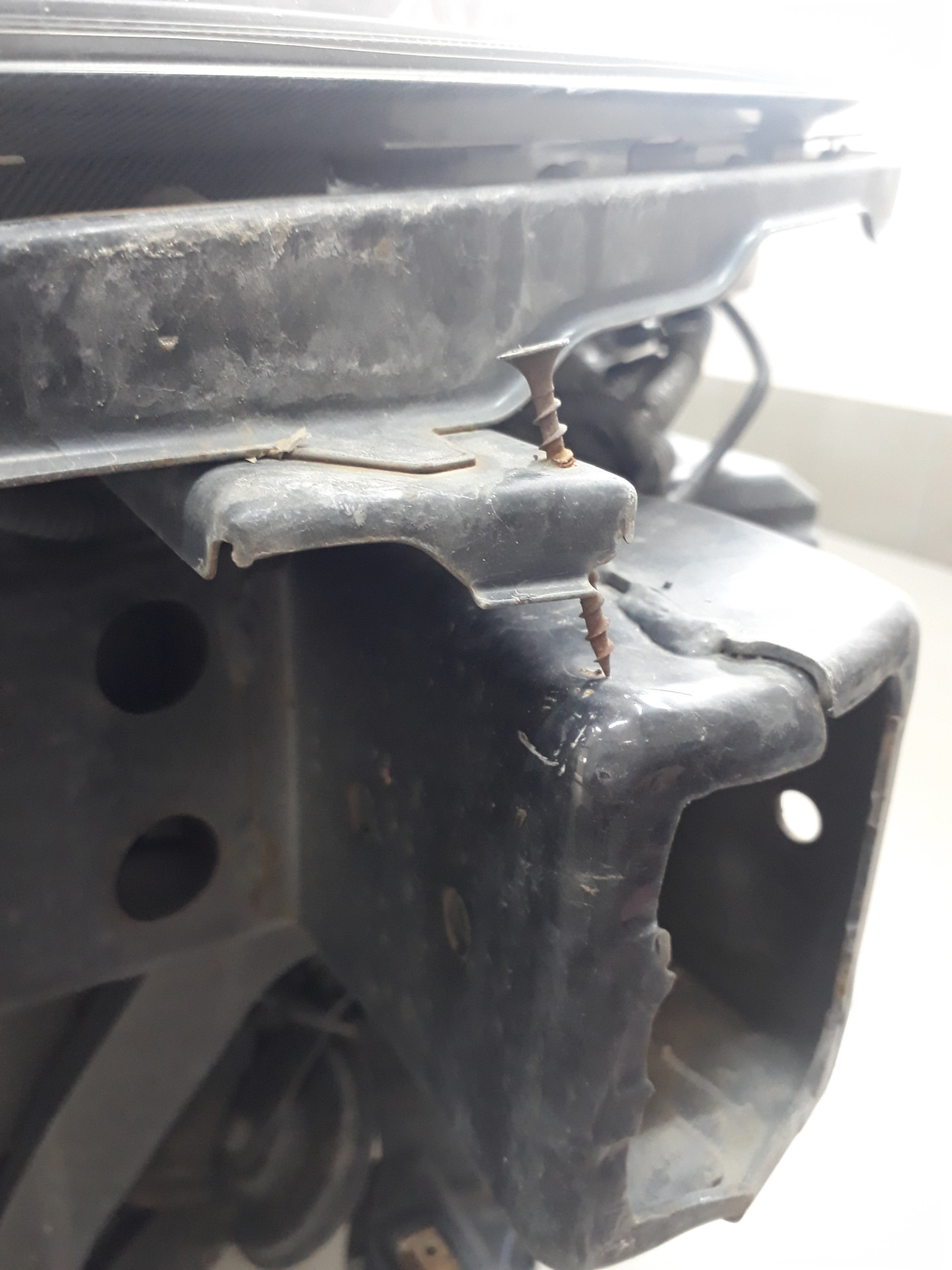 Устранение провисания переднего бампера. — Honda Accord (7G), 2 л, 2006 ...