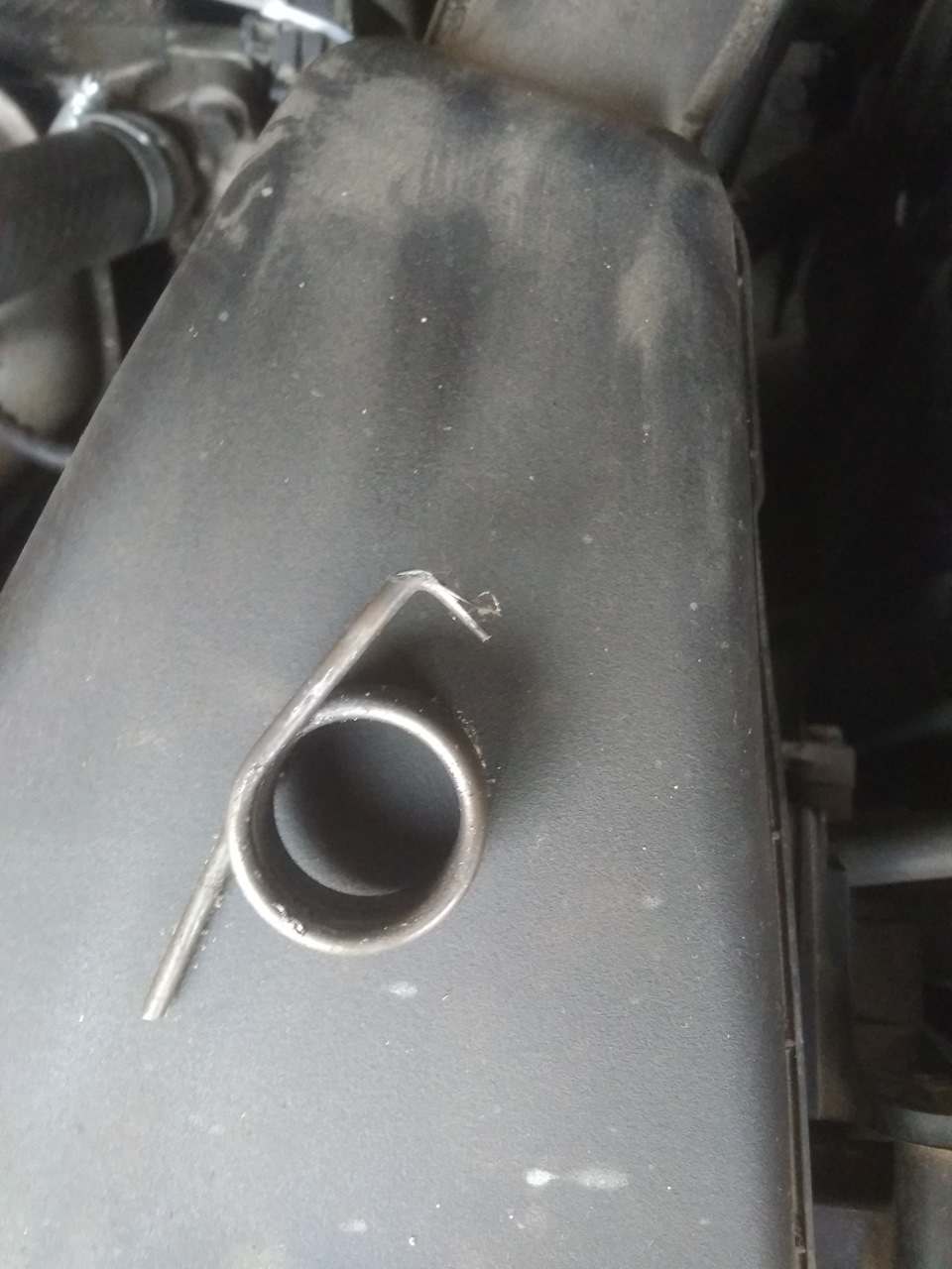 Пружина натяжителя — Mitsubishi Lancer IX, 1,6 л, 2006 года | поломка ...