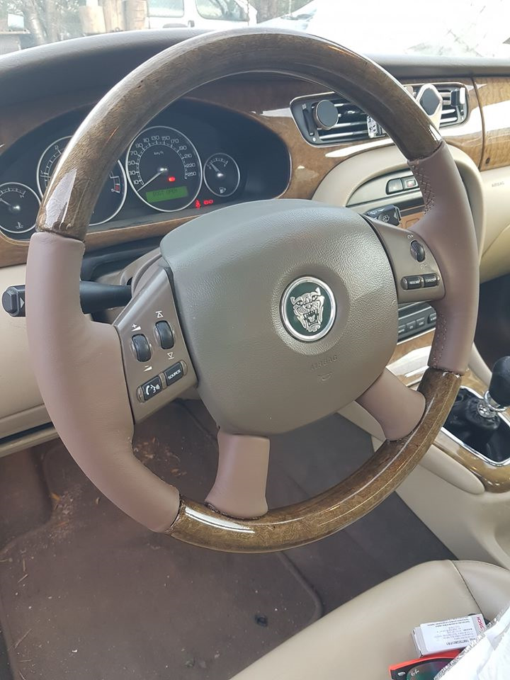 Перетяжка руля jaguar xf