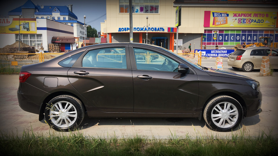 Фото до тонера — Lada Vesta (1G)