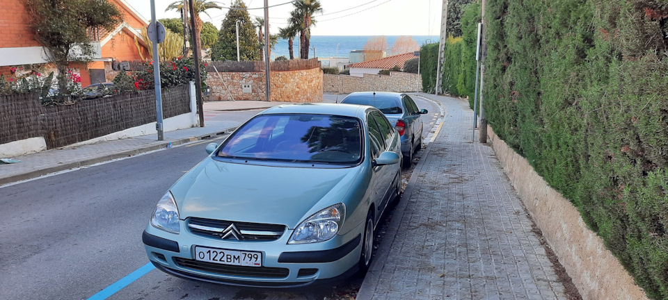 Economy mode active — Citroen C5 (1G)