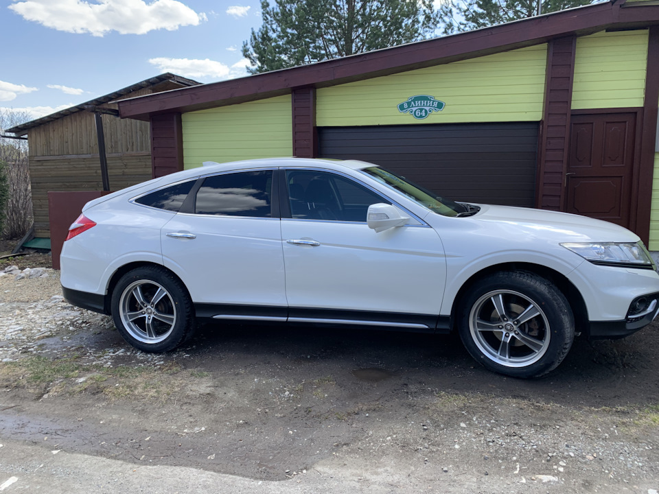 Диски-резина-лето R19 — Honda Crosstour, 2,4 л, 2014 года | просто так ...