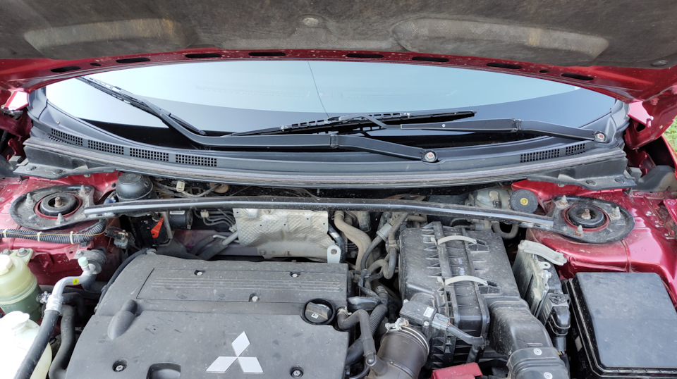 Как поменять дворники на митсубиси лансер 10 Покраска поводков дворников Mitsubishi Lancer IX, 1,6 л, 2005 года кузовной ре
