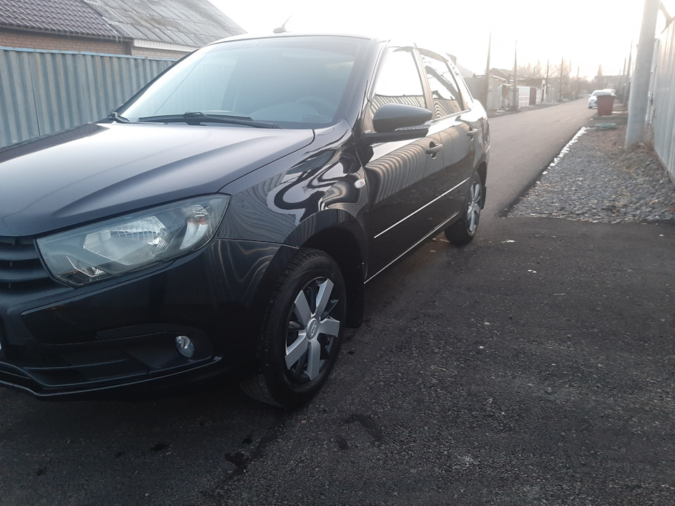 Пробуем виатти шип. Другой взгляд на колпаки) — Lada Гранта (2G) FL, 1 ...