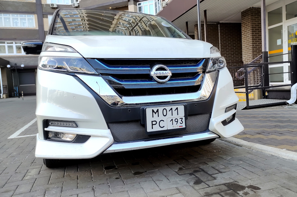 Сетка в бампер — Nissan e-Power, 1,2 л, 2018 года | аксессуары | DRIVE2