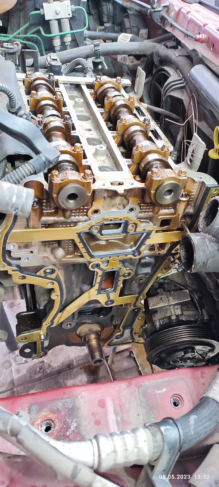 Замена цепи ГРМ, помпы, антифриза, чистка дроссельной заслонки. — Opel ...