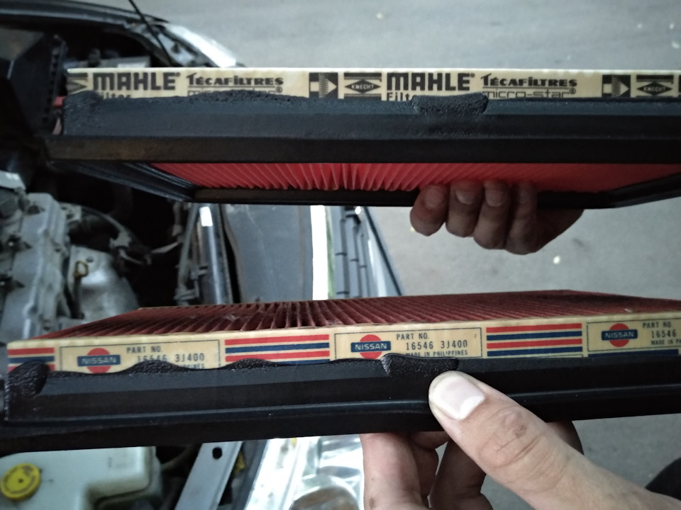 Замена фильтра салонного и воздушного — Nissan Almera Classic (B10), 1 ...