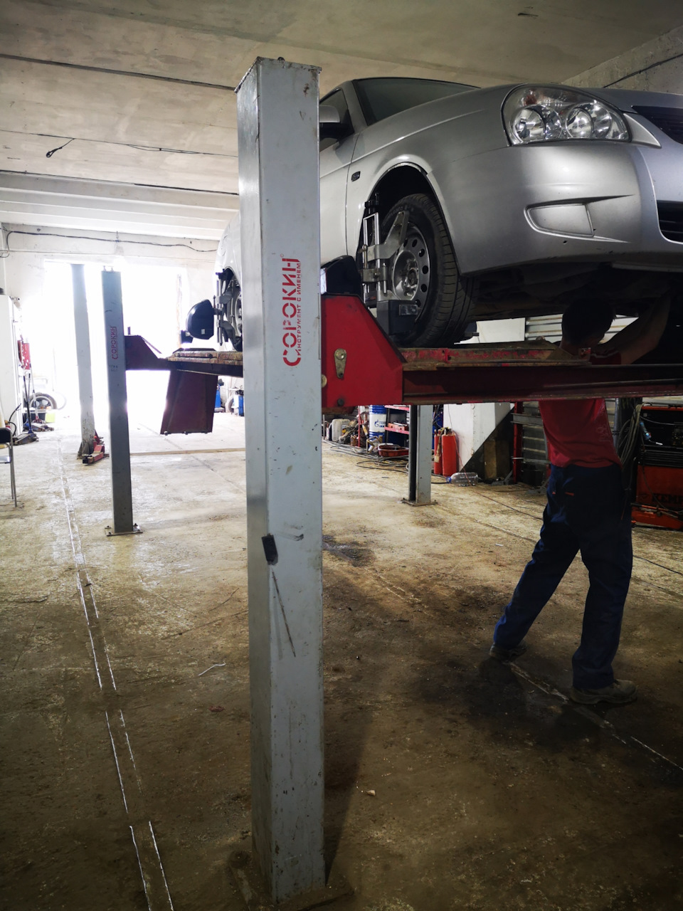 Сход развал — Lada Приора седан, 1,8 л, 2009 года | визит на сервис ...