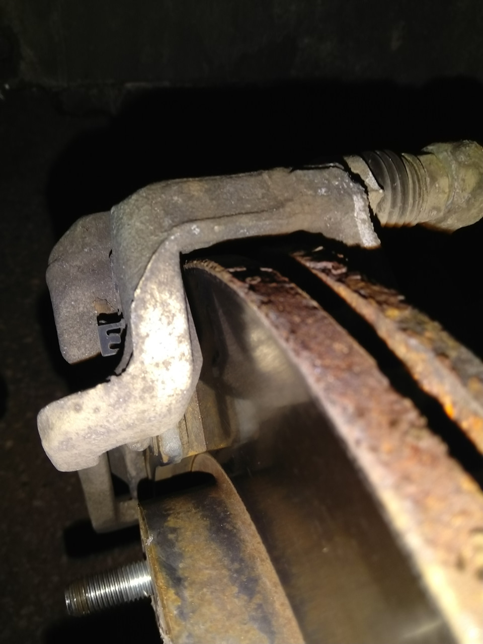 Небольшой обзор оригинальных тормозных колодок. — Hyundai Elantra (6G ...