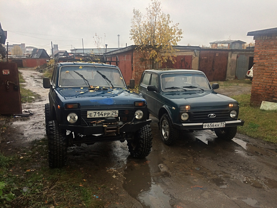 Отвязка переднего редуктора + ремонт ходовой — Lada 4x4 3D, 1,7 л, 1999 ...