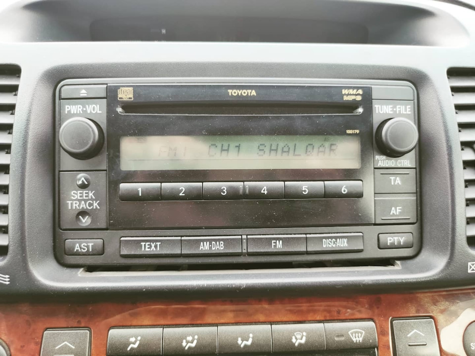 Магнитола от прадо — Toyota Camry (XV30), 2,4 л, 2005 года | автозвук ...