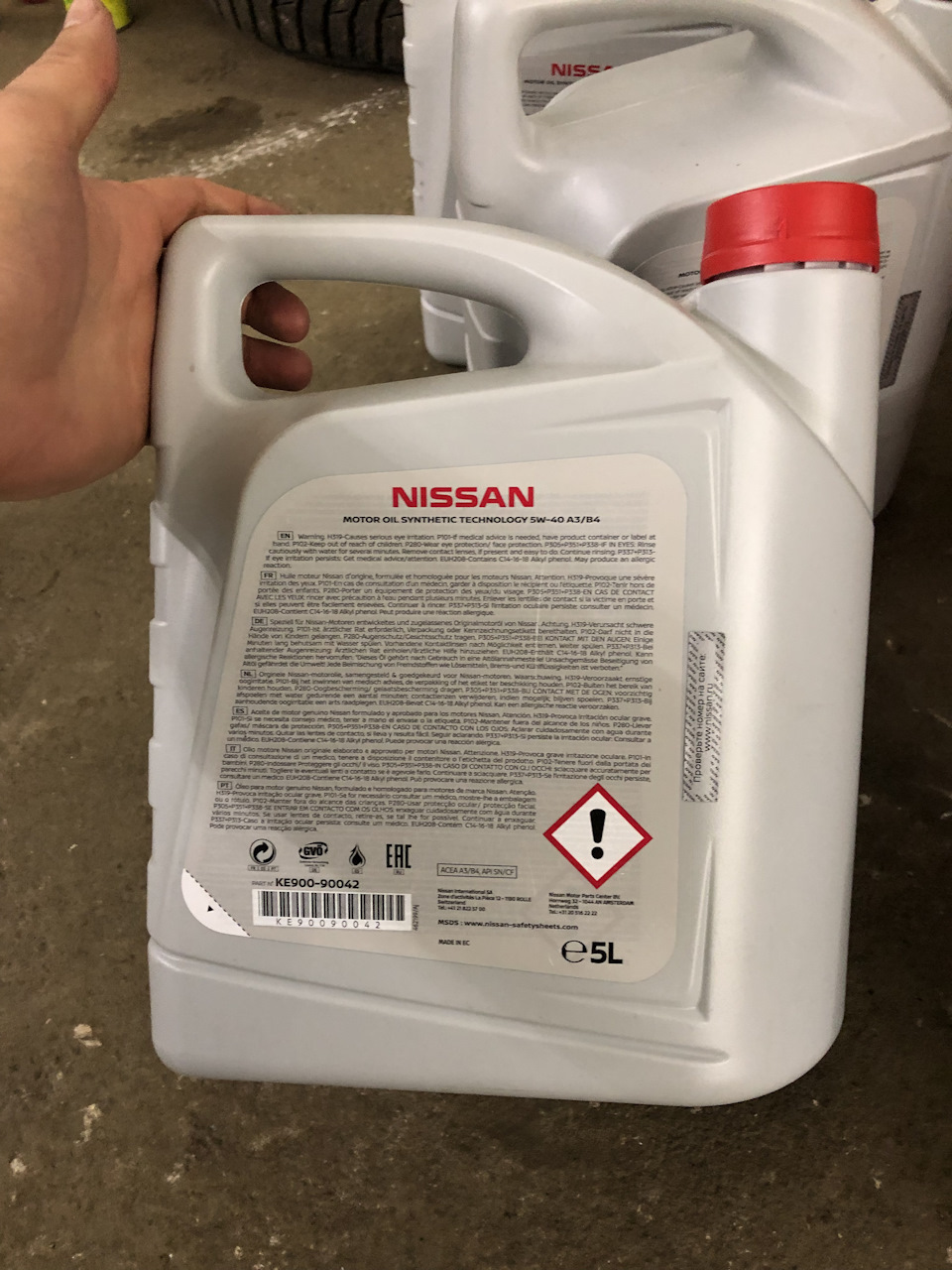 Оригинальное масло 5w40 — Сообщество «Nissan Club» на DRIVE2