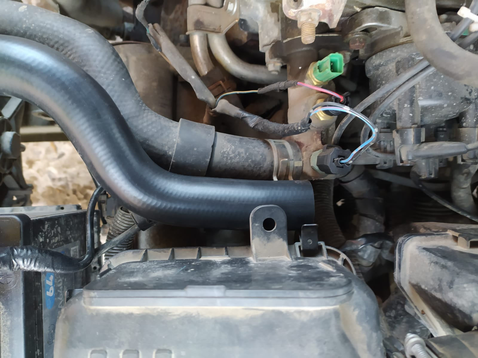 Верхний патрубок радиатора — Toyota Celica (200), 2 л, 1994 года ...