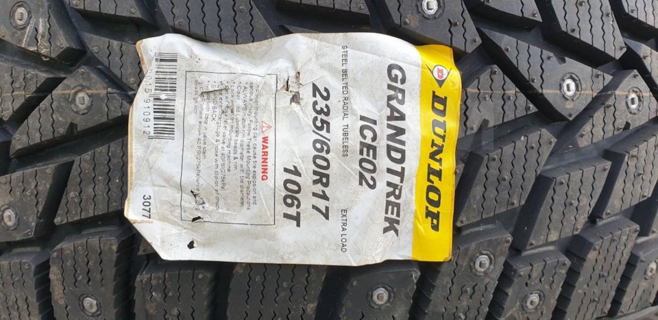 Dunlop Grandtrek Ice02 235/60 R17 106T — Mercedes-Benz GLK-Class (X204 ...