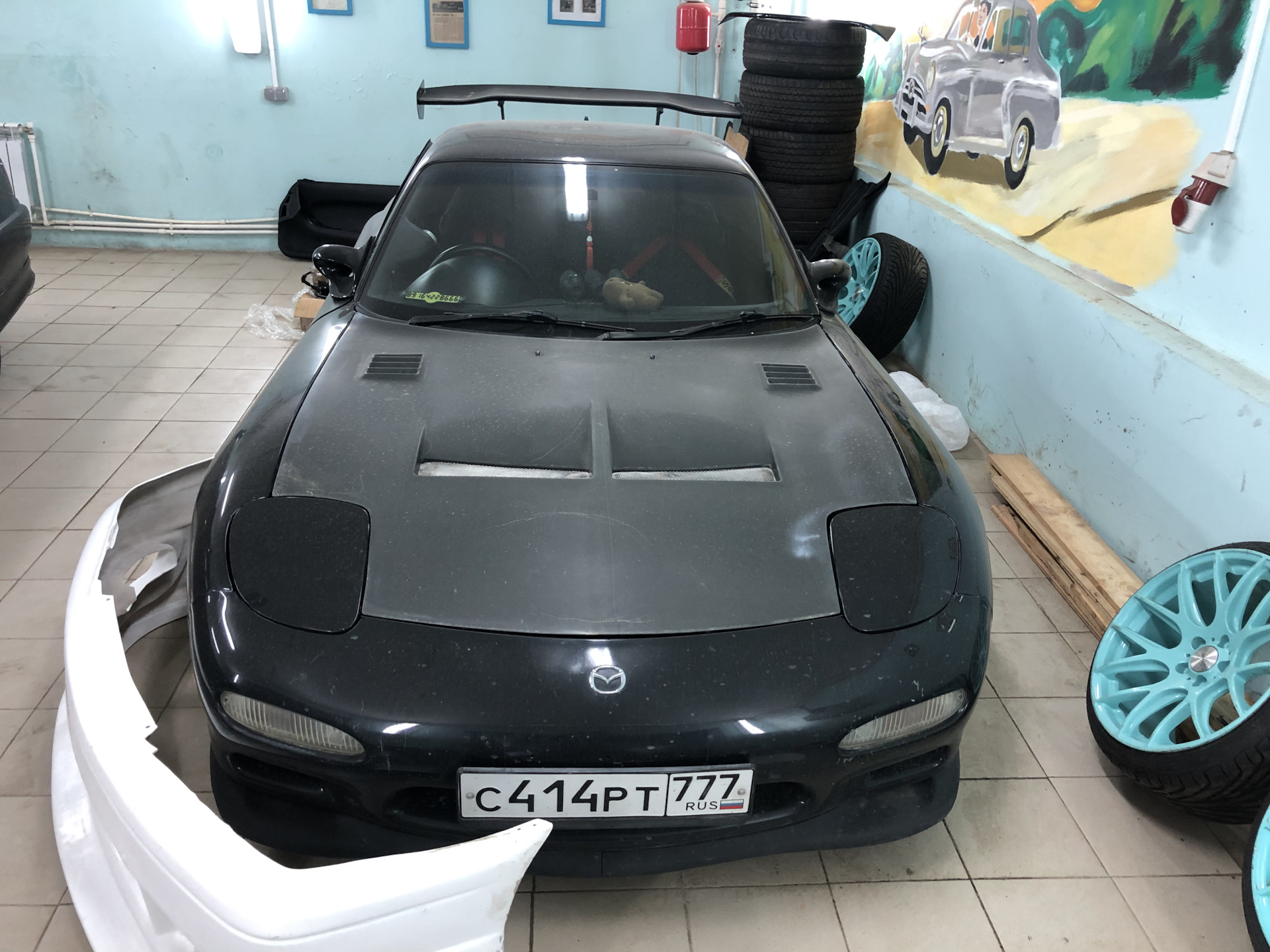 Свет мой зеркальце сними, сток скорей назад верни! — Mazda RX-7 (FD), 1,3  л, 1998 года | стайлинг | DRIVE2