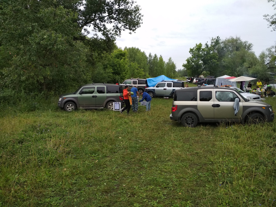 Размещение в лагере — Honda Element