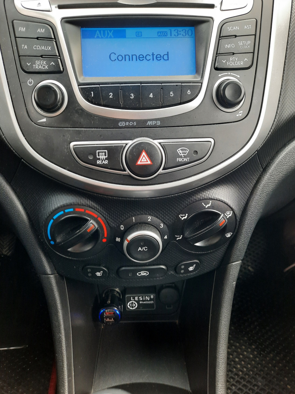 Теперь и я с Bluetooth — Hyundai Solaris, 1,6 л, 2014 года | аксессуары |  DRIVE2