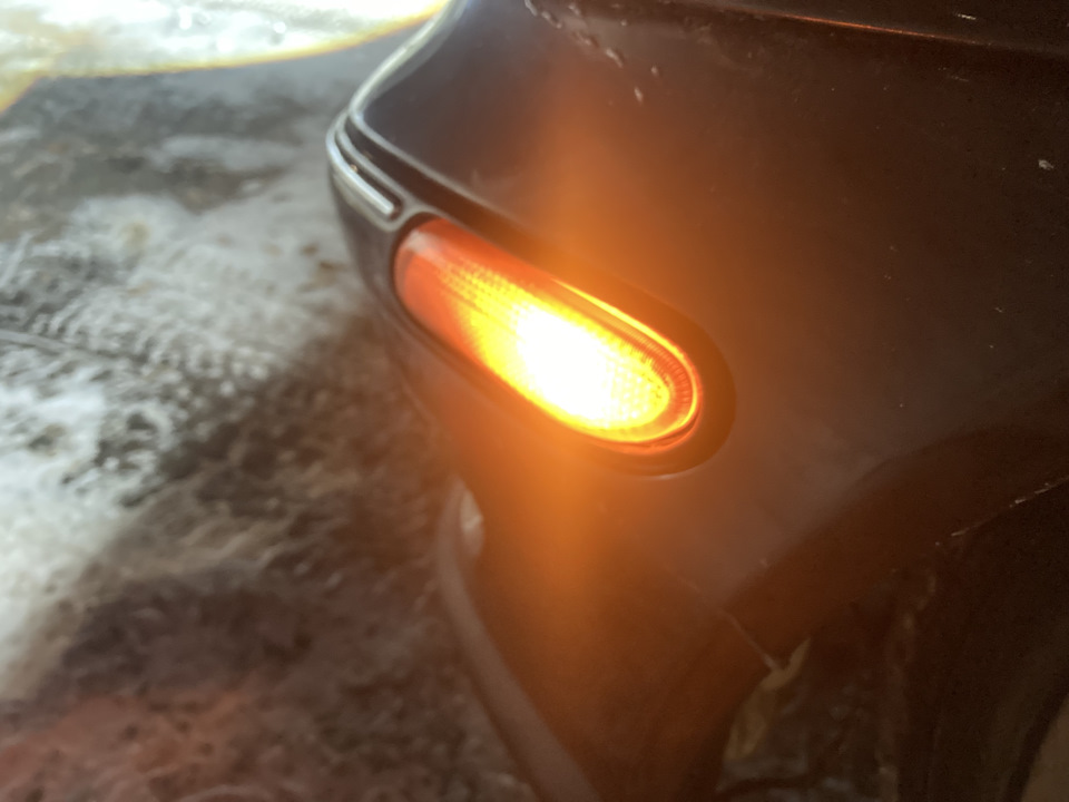 Замена габарита в бампере w203 — Mercedes-Benz C-class (W203), 1,8 л ...