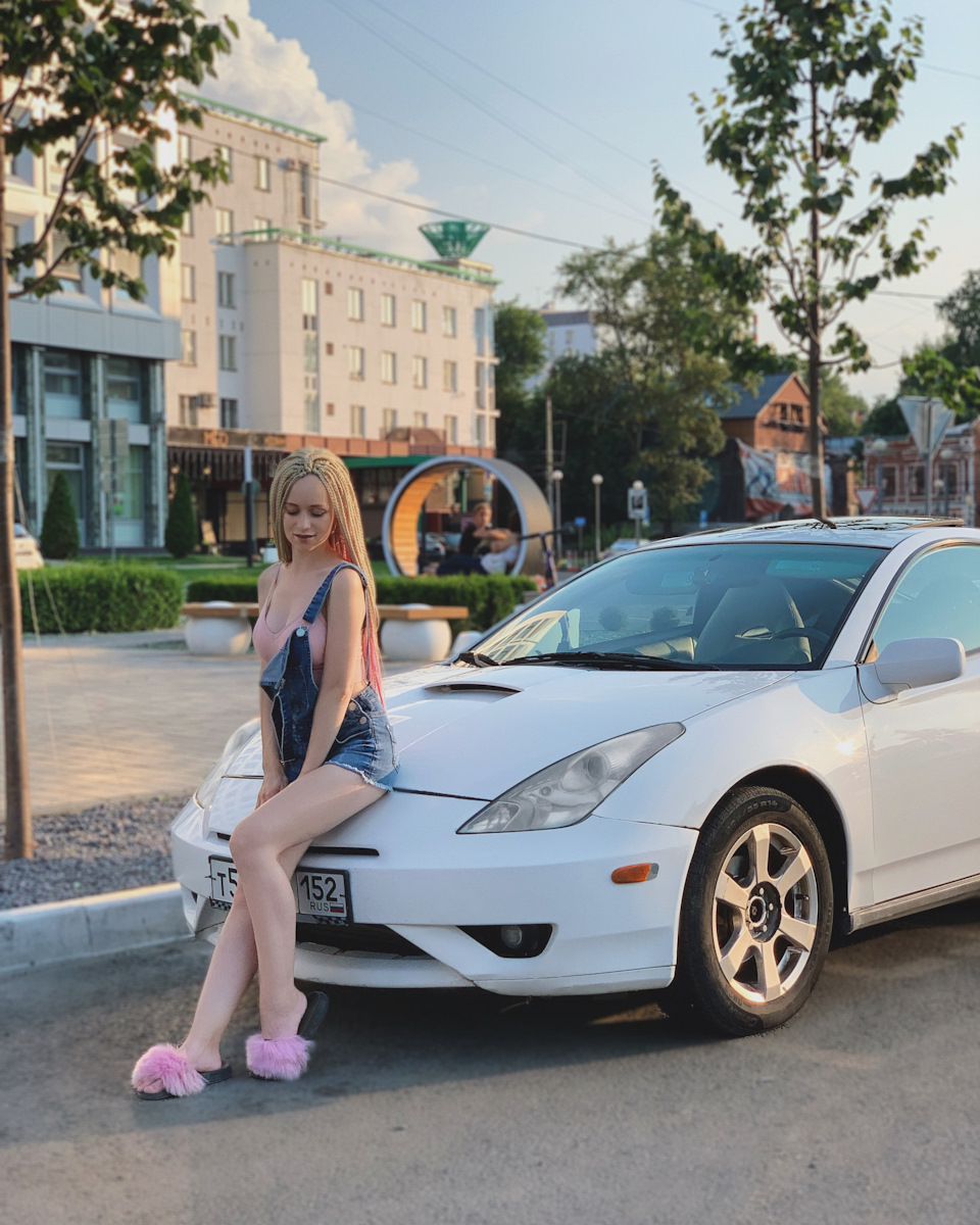 Последняя фотосессия с белой машиной — Toyota Celica (230), 1,8 л, 2004  года | фотография | DRIVE2