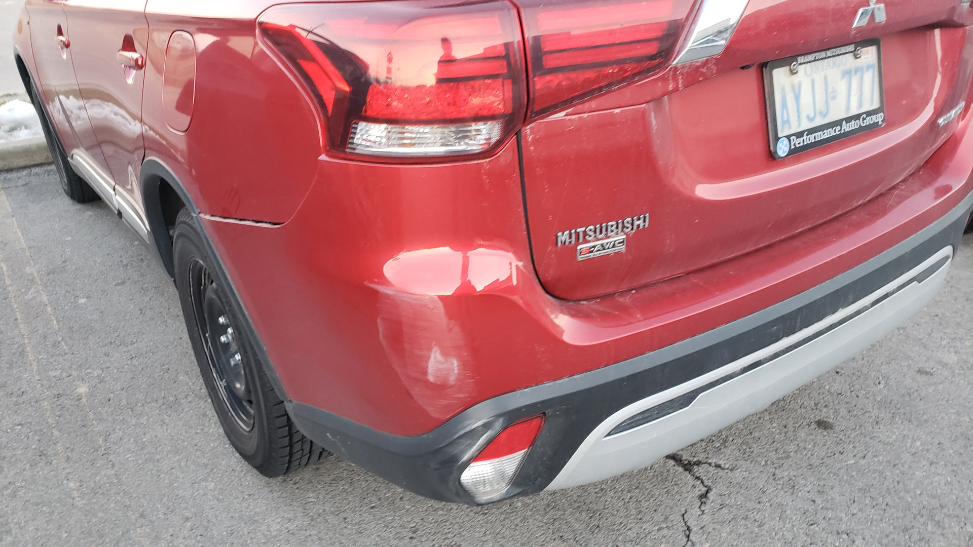 Не было бы счастья, да несчастье помогло или 3 в одном — Mitsubishi  Outlander (3G), 3 л, 2019 года | эвакуация | DRIVE2