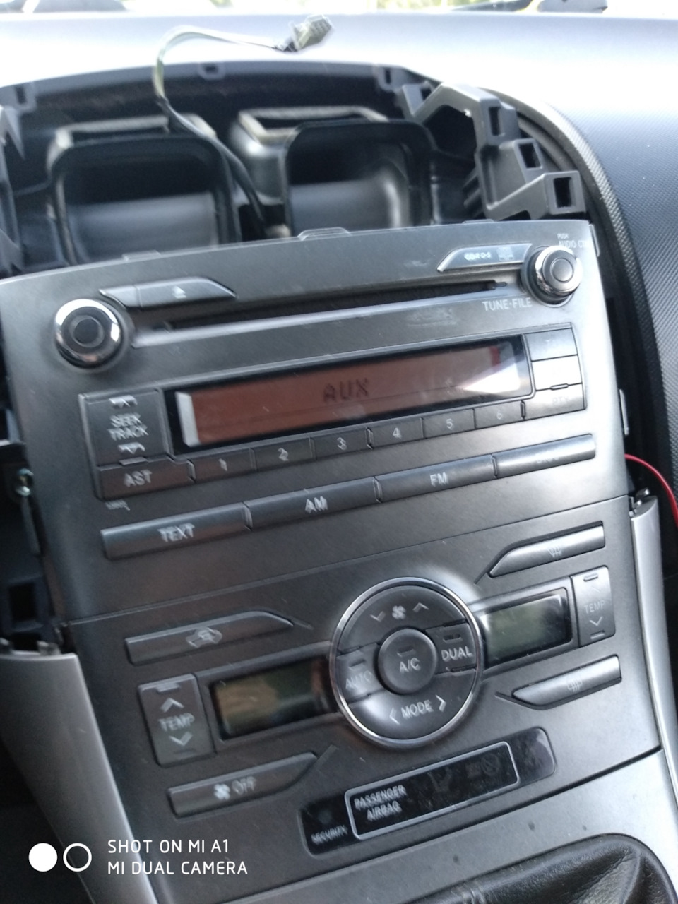 Aux в штатную магнитолу часть 2. Финал — Toyota Auris (1G), 1,6 л, 2007 ...