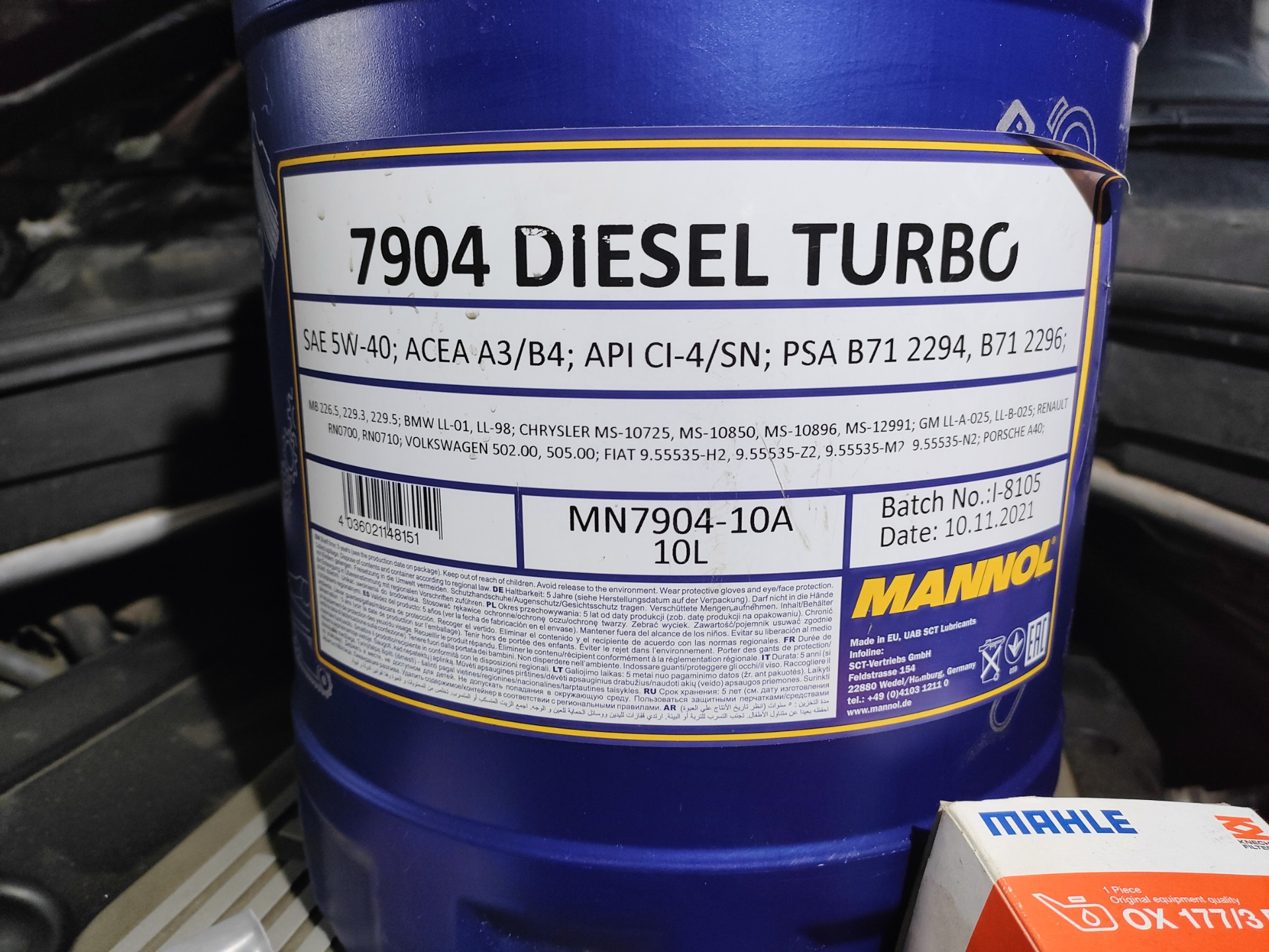 Mannol diesel turbo 5w 40