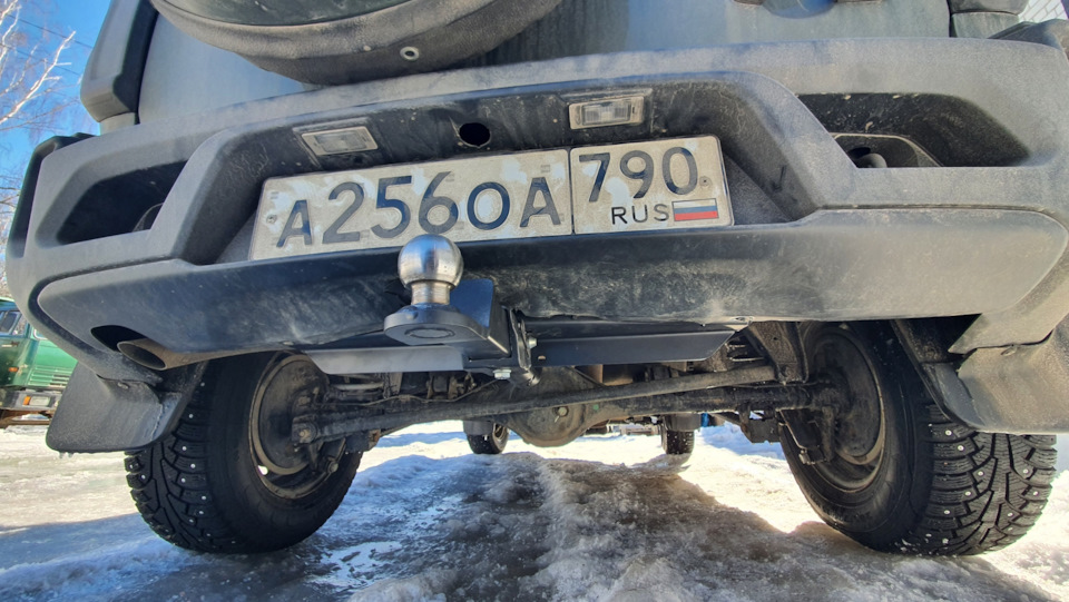 Установка фаркопа F-DESIGN на Нуву Тревел — Lada Niva Travel, 1,7 л ...