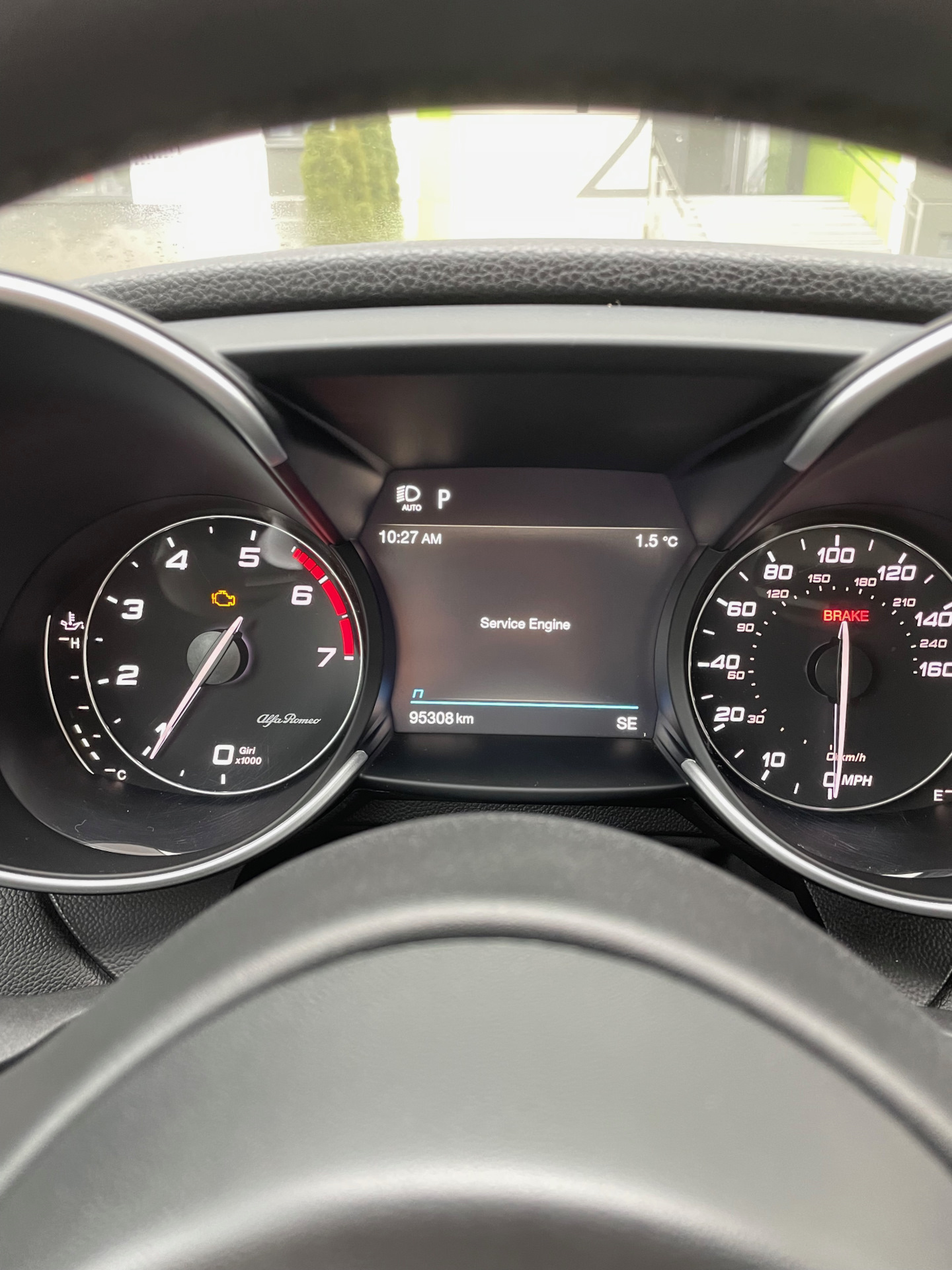 Service Engine и ETC — Alfa Romeo Giulia (952), 2 л, 2017 года визит
