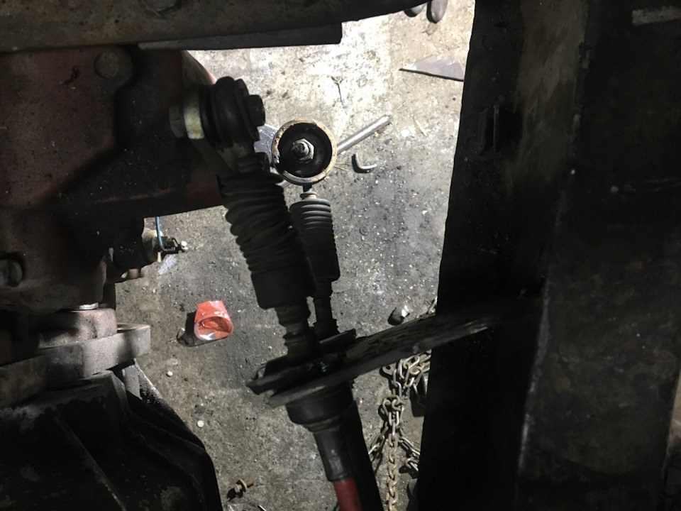 Тросиковая кулиса, гемор со сцеплением, кронштейны под пружинную ...